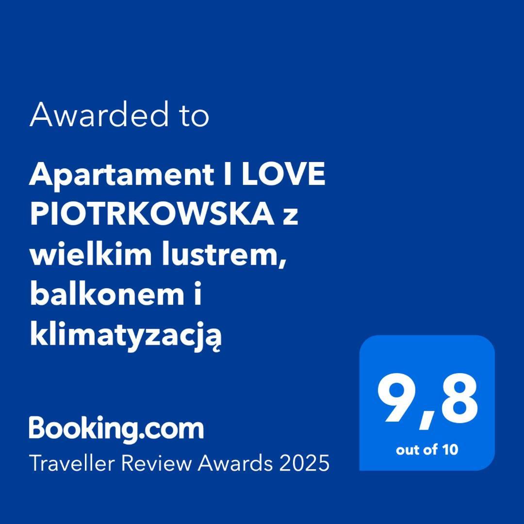 לודז' Apartament I Love Piotrkowska Z Wielkim Lustrem, Balkonem I Klimatyzacja מראה חיצוני תמונה